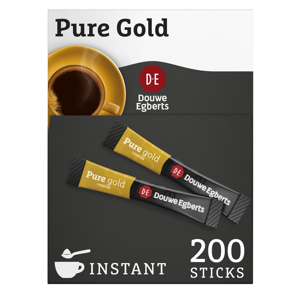 [4011331] Koffie Douwe Egberts pure gold instant sticks