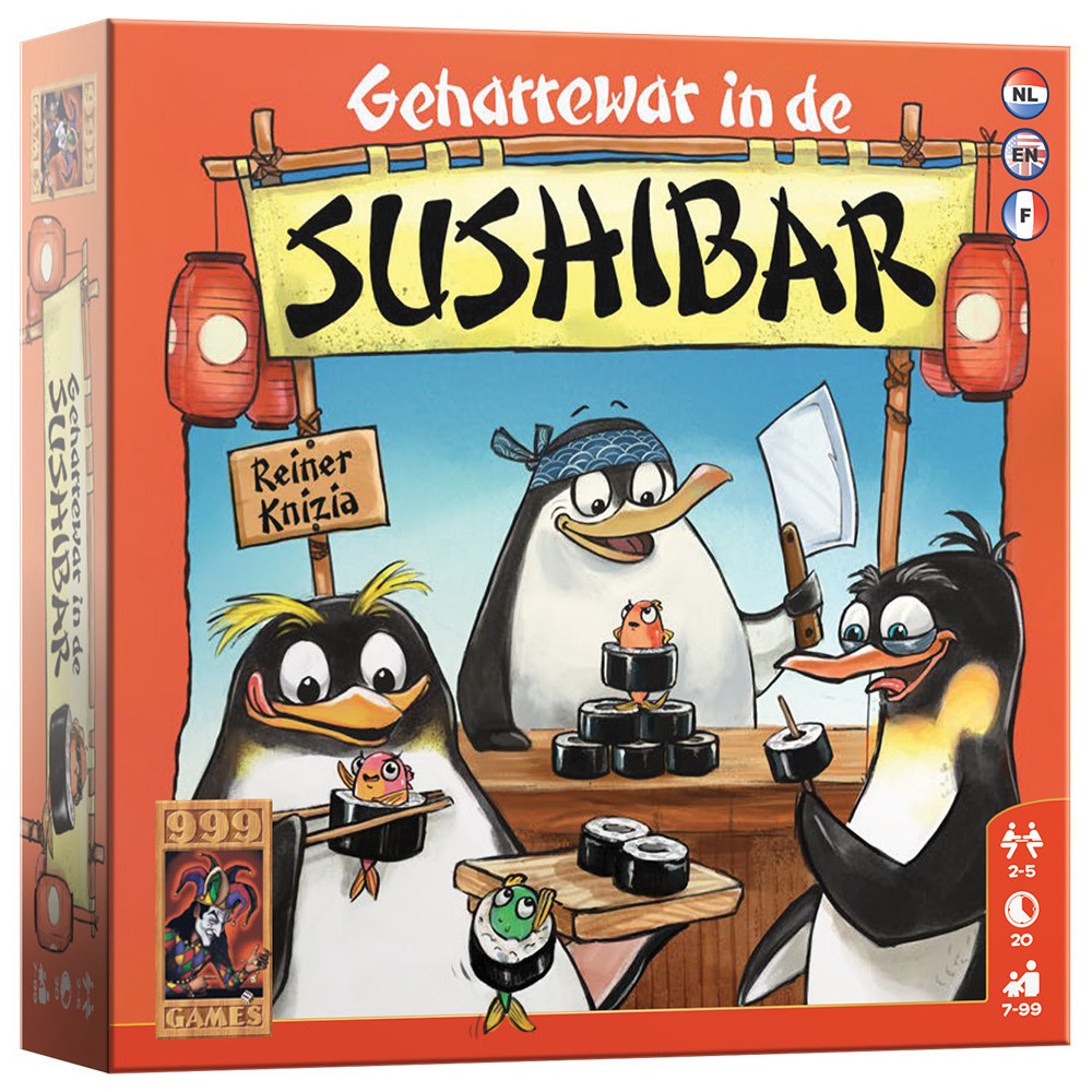[999-SUS01B] Dobbelspel Geharrewar in de Sushibar