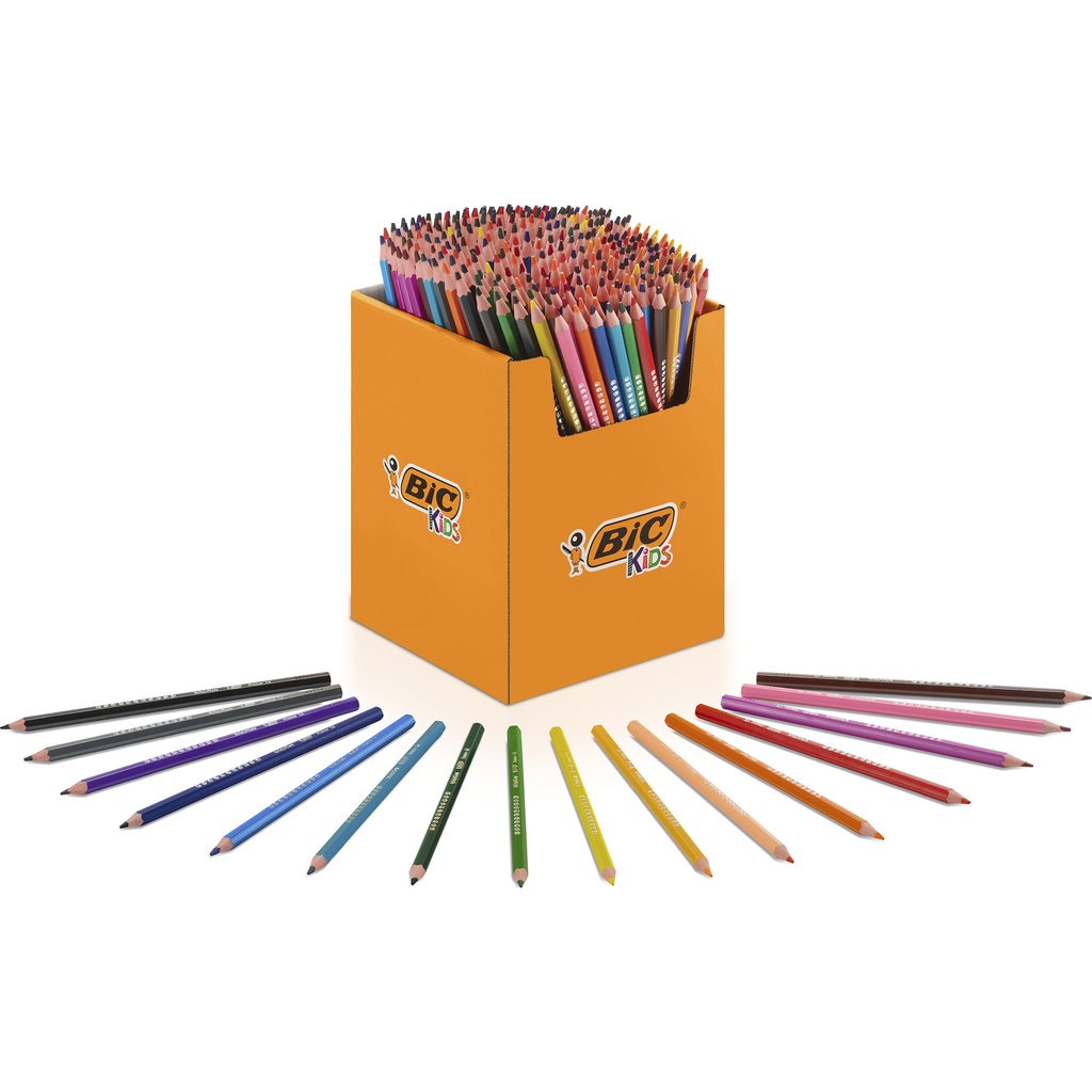 Kleurpotlood BicKids ecolutions schoolbox 288st