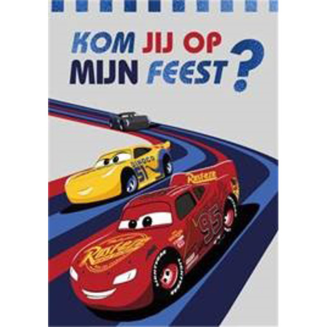[30169418] Wenskaart Hallmark uitnodiging Cars 5 stuks
