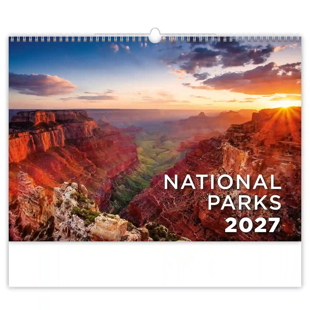 [N132-27] Kalender 2027 31.5x45cm Nationale parken