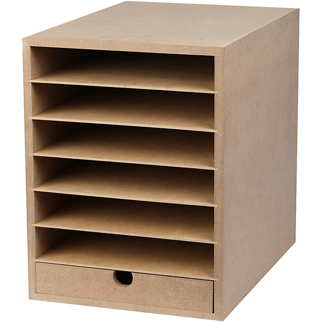 [210088] Papier opslag Crea Com hxbxd 31.5x24.3x32cm MDF