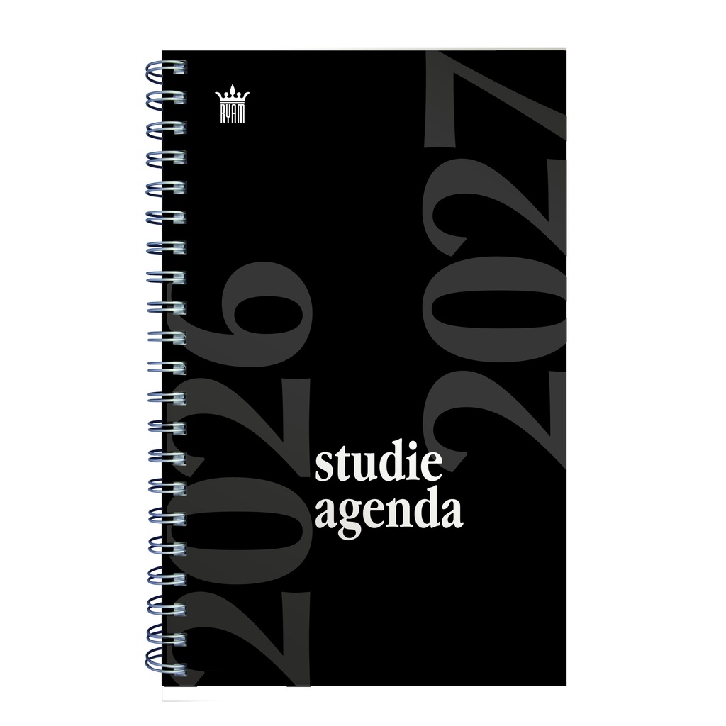 Schoolagenda 2026-2027 Ryam Studie 7d/2p sp zwart