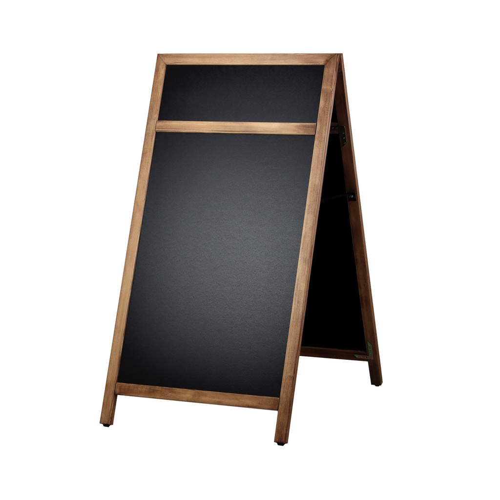 [356247] Krijt stoepbord Europel 660x1280mm DELUX natur