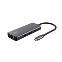 Adapter Trust Dalyx 6-in-1 USB-C multipoort