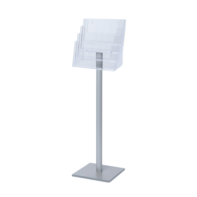 [MB4C330QUA] Brochurehouder Quantore Standaard 4x A4 liggend