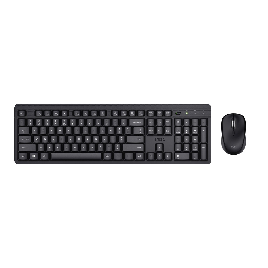 [25363] Toetsenbord Trust Ody II draadloos + muis AZERTY