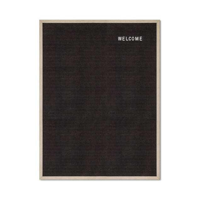 [LEB60x80QUA] Letterbord IEZZY 60x80cm naturel hout