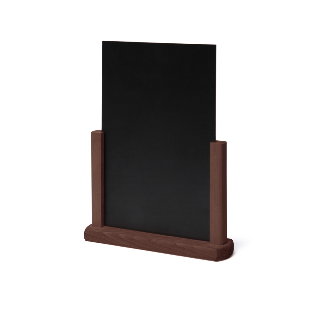 [TCHBBRA5QUA] Tafelkrijtbord IEZZY A5 donkerbruin hout