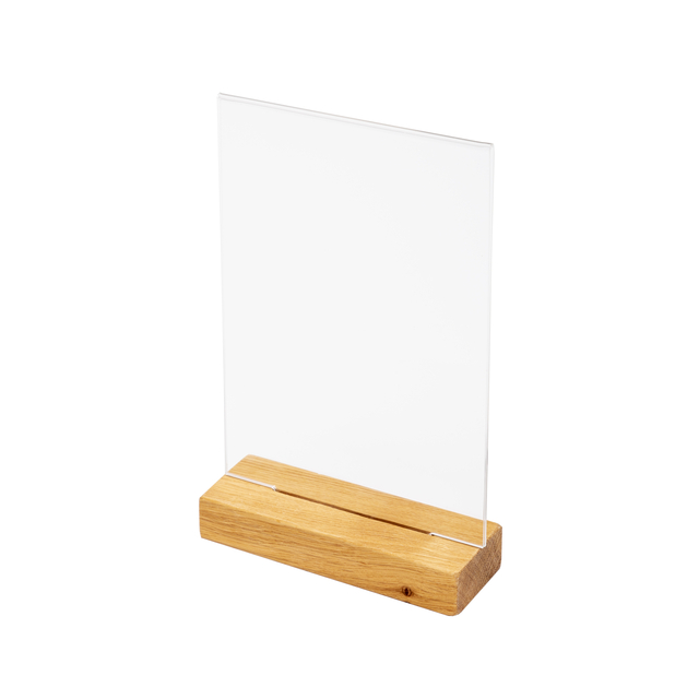 [TA5PWQUA] Menukaarthouder IEZZY T tafeldisplay A5 hout