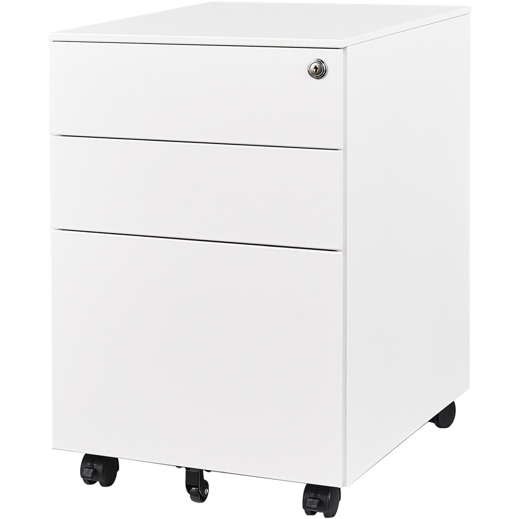 [18.LAD.003.WH] Ladeblok Euroseats 3 lade 2 plus1 50x39x60cm wit