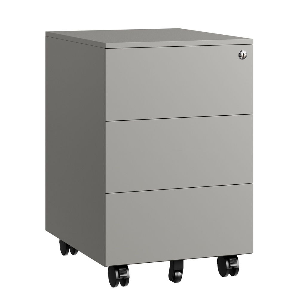 [18.LAD.004.GR] Ladeblok Euroseats 3 gelijke lade 50x39x60cm grijs