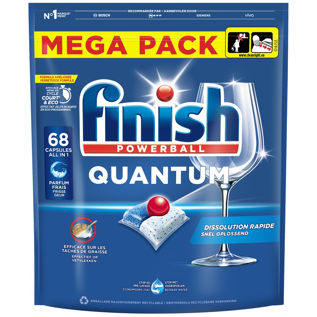 [3336473] Vaatwastabletten Finish Quantum Regular 68