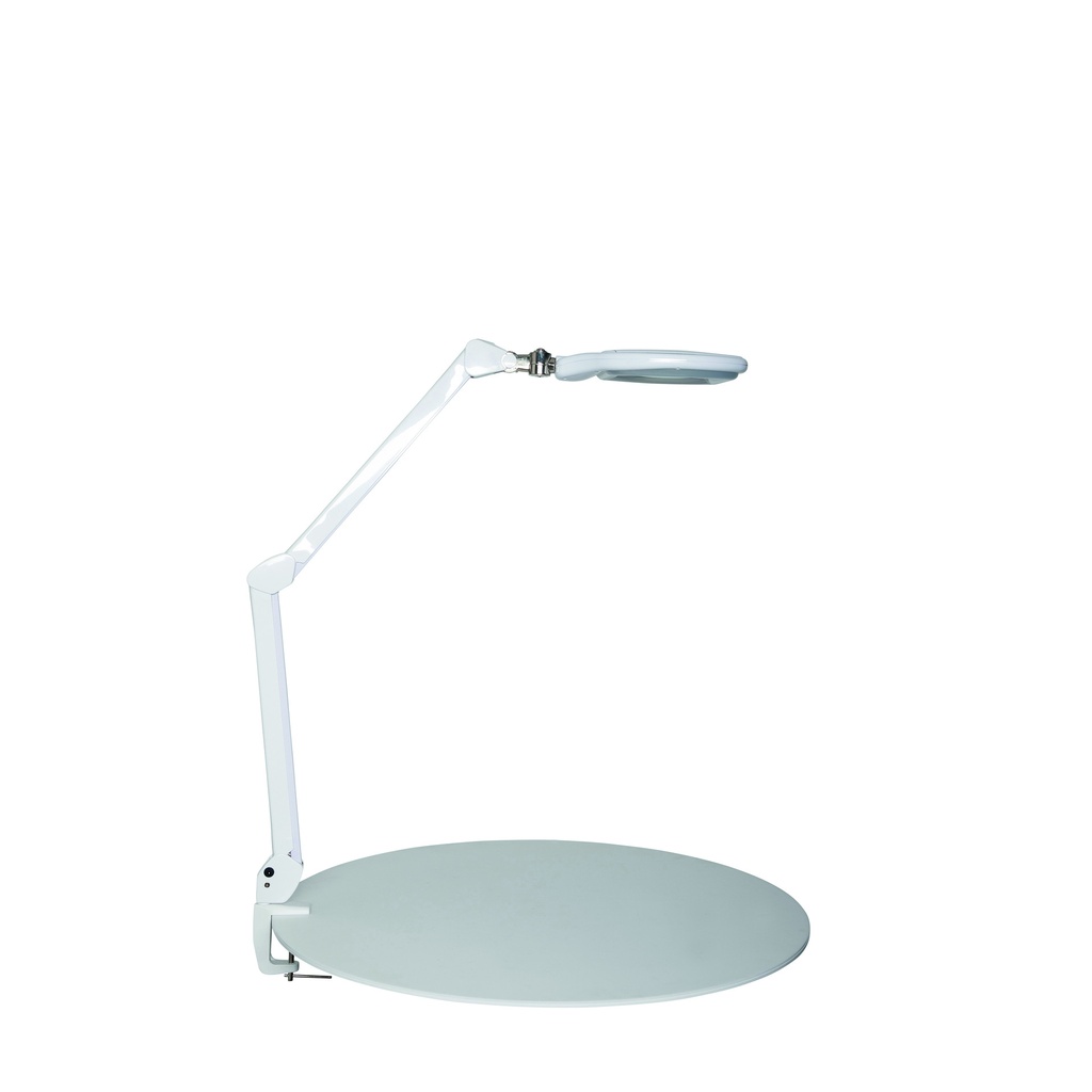 [8266002] Loeplamp MAUL Crystal LED dimbaar tafelkl wit
