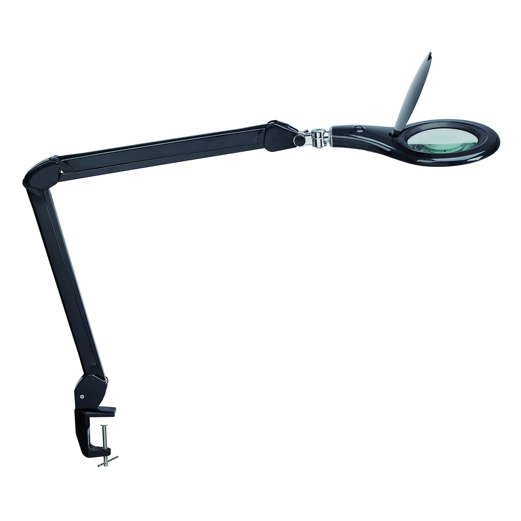 [8263390] Loeplamp MAUL Makro LED met tafelklem lens zwart