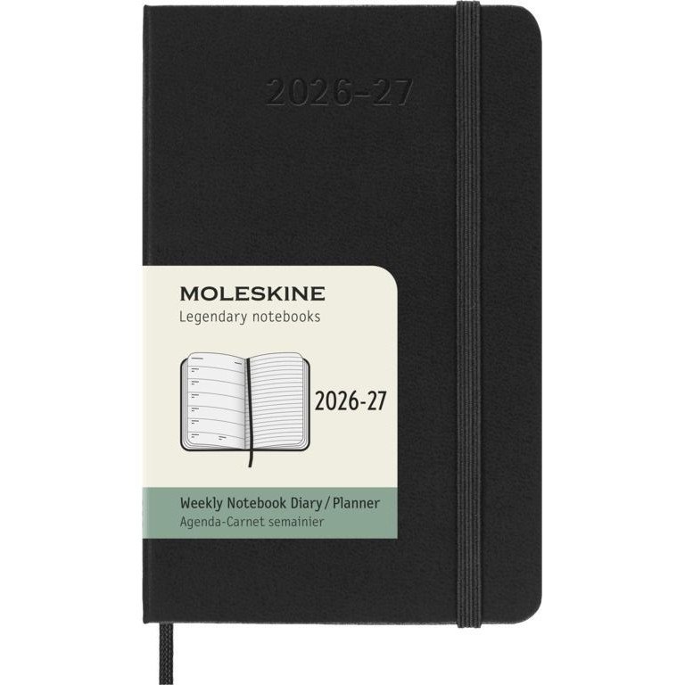[DHB18WN2Y27] Agenda 2027 Msk Plan Week pocket hc black