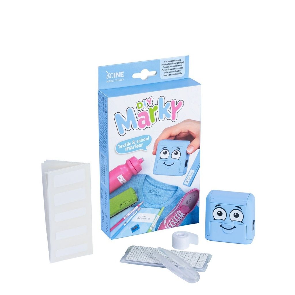 [9C 166666] Stempel-markeerset Colop Marky  pastelblauw