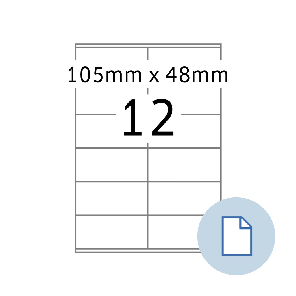 Etiket HERMA 8419 A4 EXPR 500 105x48mm 6000st