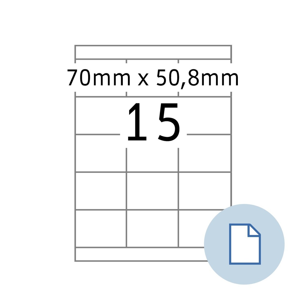 [8415] Etiket HERMA 8415 A4 EXPR 500 70x50.8mm 7500st