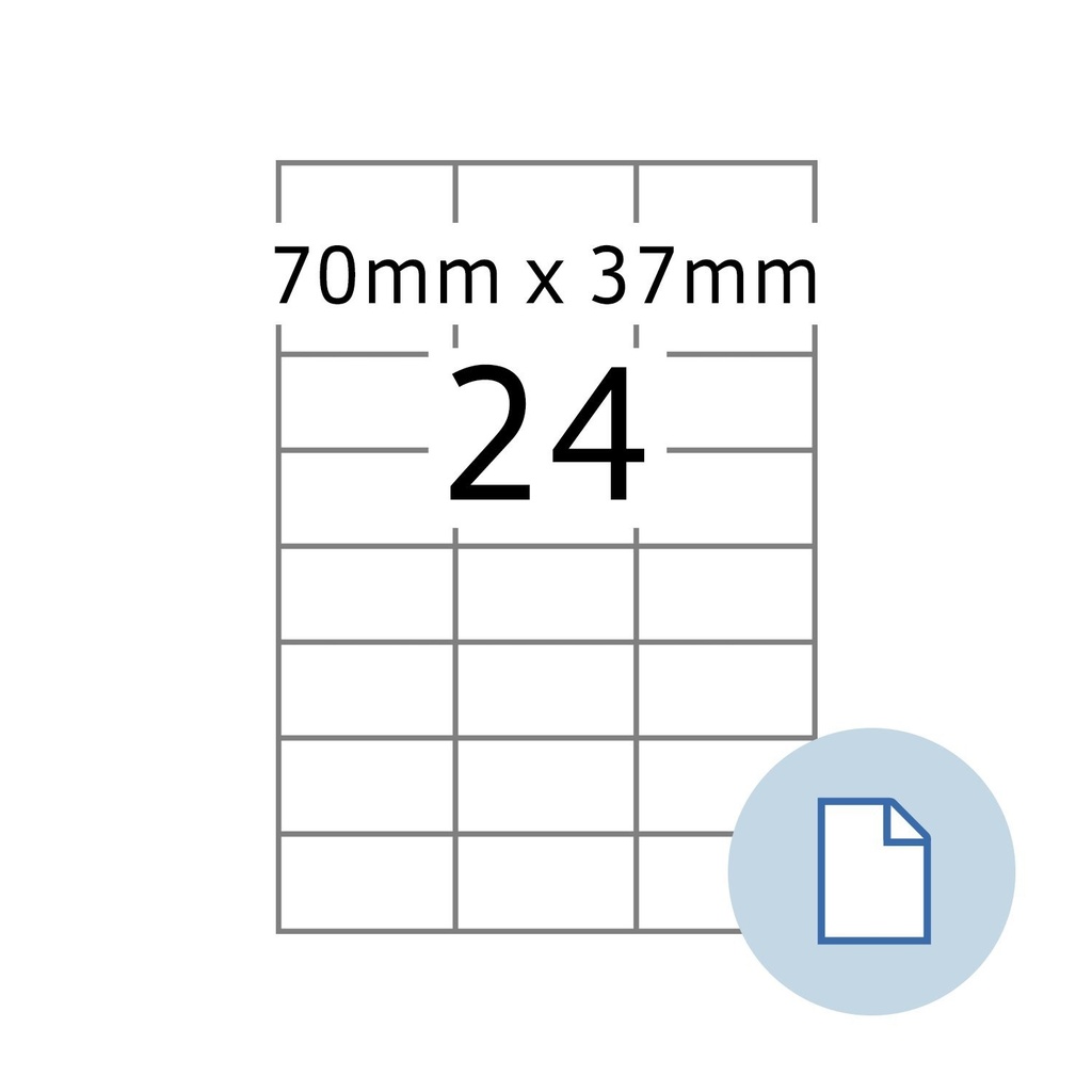 [8424] Etiket HERMA 8424 A4 EXPR 500 70x37mm 12000st