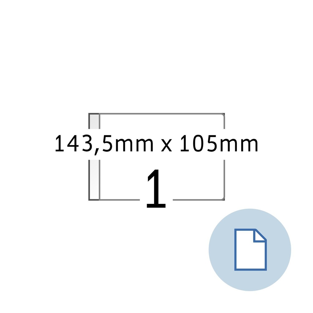 [8492] Etiket HERMA 8492 A6 EXPR 2000 143.5x105mm 2000st