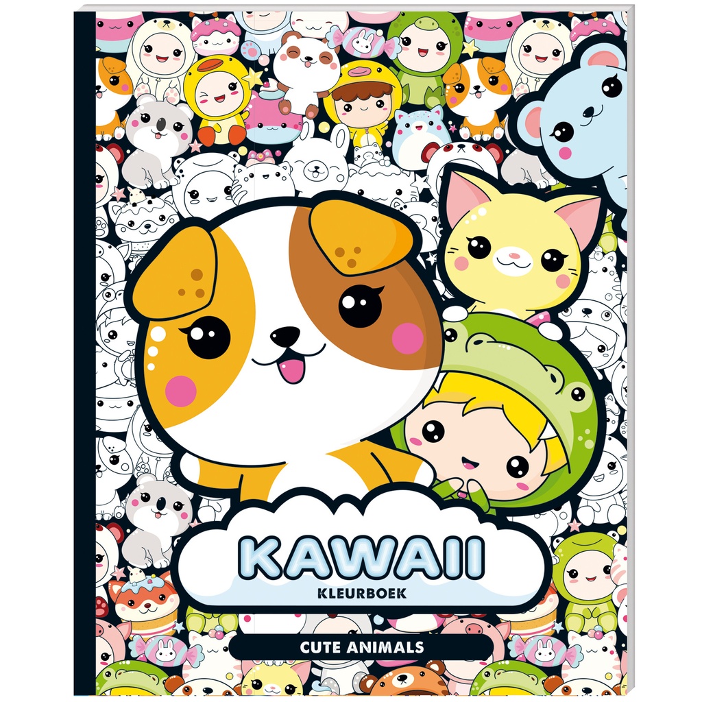 [9789464328042] Kleurboek Kawaii Cute Animals