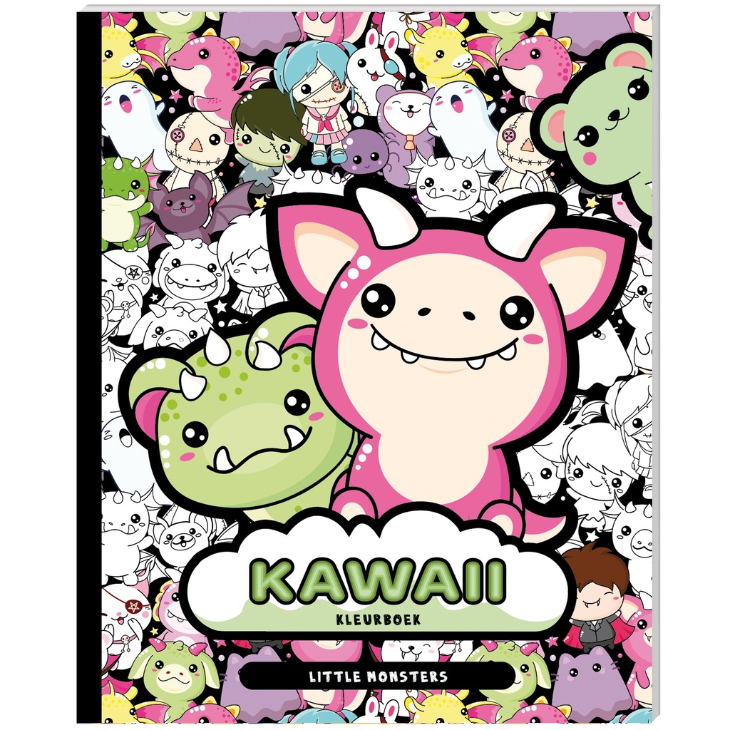 [9789464329247] Kleurboek Kawaii Little Monsters
