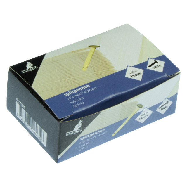 [K-27004] Splitpen Kangaro 19mm 100 stuks verkoperd