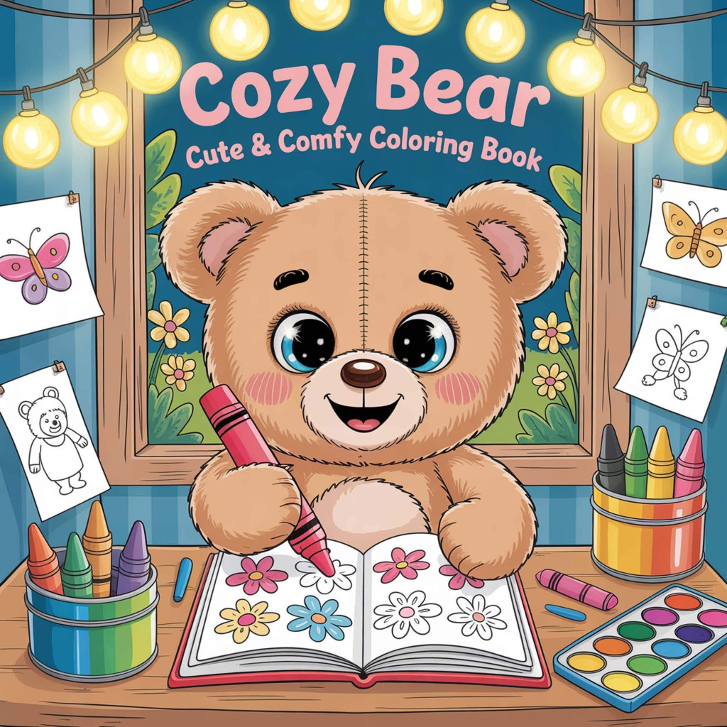 [FITCCB10001] Kleurboek Cozy Bear 1