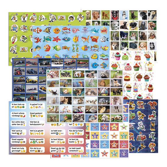[319007] Belongingsstickermix De Stulp assorti