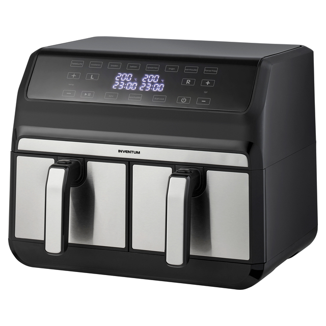 [GF800HLD] Airfryer Inventum 2x4l 1700w zwart rvs