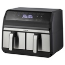 Airfryer Inventum 2x4l 1700w zwart rvs