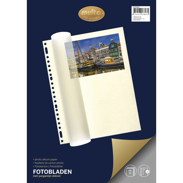 [MU-601542] fotobladen Multo 23-gaats + dekvel chamois (200)