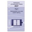 Agendavulling 2027 Kalpa Personal 7dagen/2pagina's