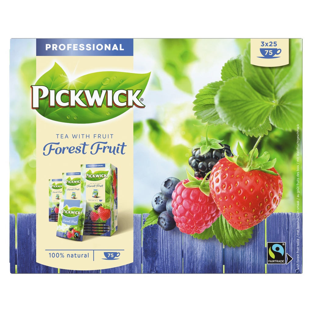 [4050610] Thee Pickwick Fair Trade forest fruit 25x1.5gr