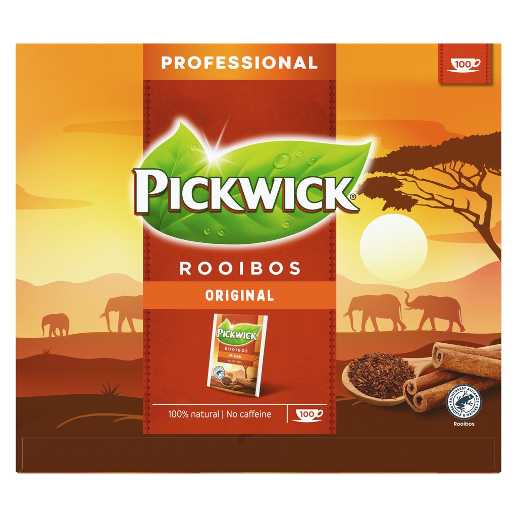 [4050619] Thee Pickwick rooibos 100x1.5gr met envelop
