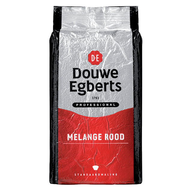 [4039412] Koffie Douwe Egberts standaardmaling Melange Rood