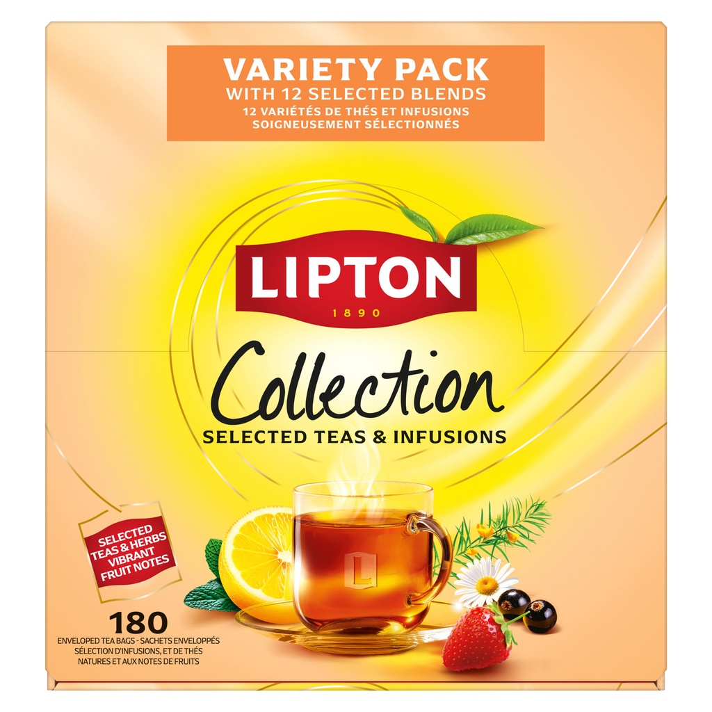 [712007001] Thee Lipton assortimentsbox 12x15stuks