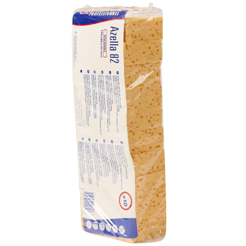 [95030082] Spons Spontex Azella 82 glazenwassersspons 10stuks