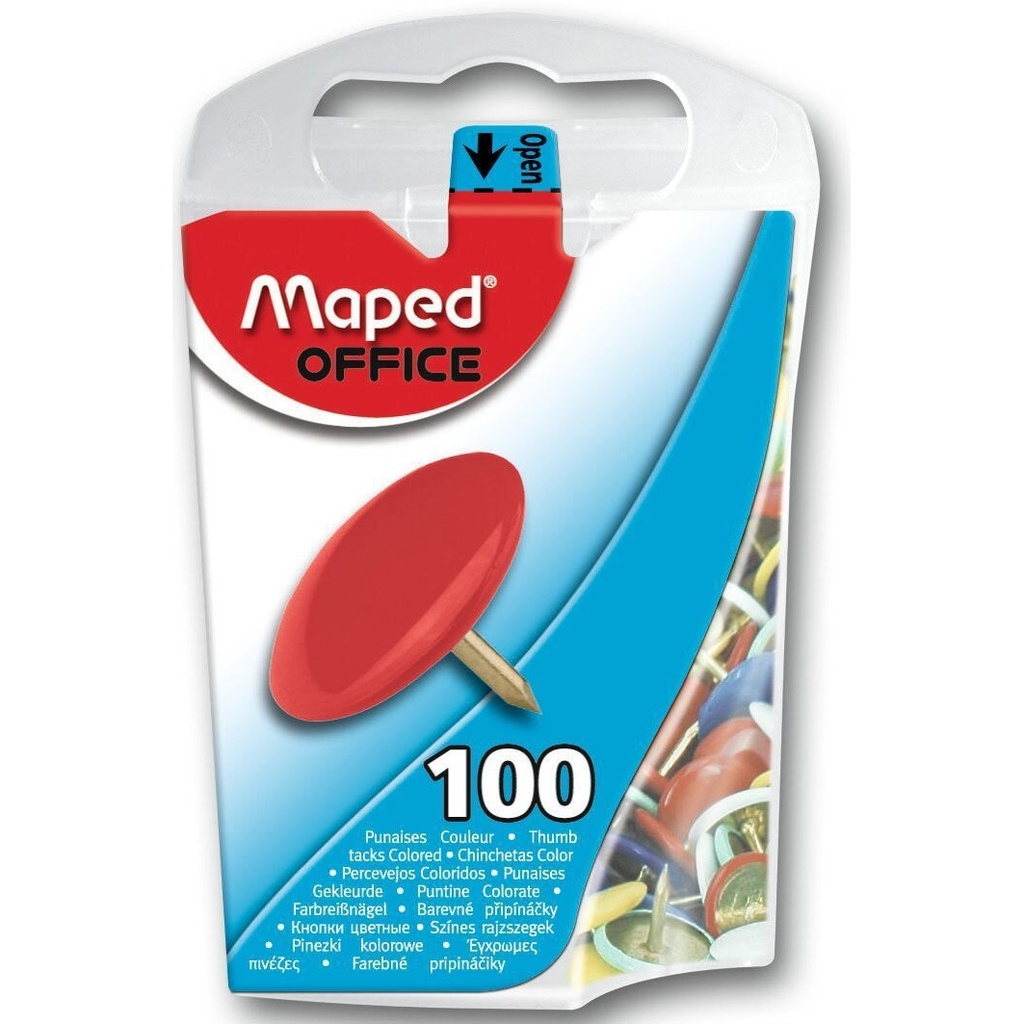 [310011] Punaises Maped kleur 100st