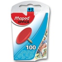 Punaises Maped kleur 100st