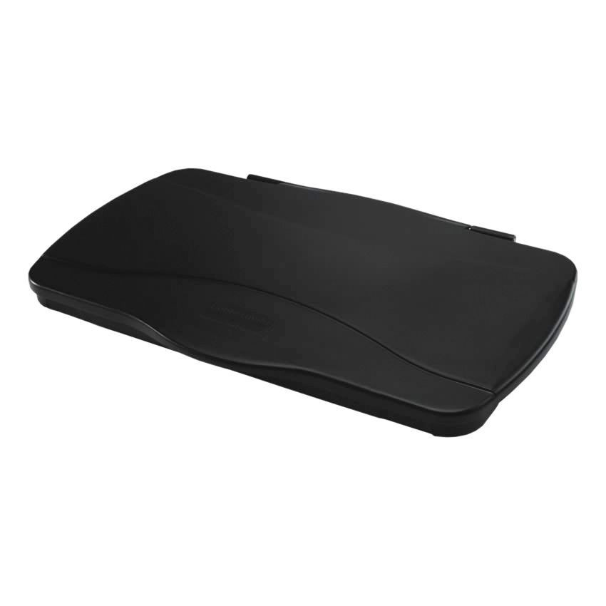 [FG267400BLA] Deksel Rubbermaid Slim Jim VT scharniersysteem zw