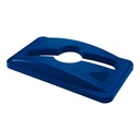 Deksel Rubbermaid Slim Jim VT gemengde recycl bl