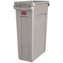 Afvalbak Rubbermaid Slim Jim VT 60L beige
