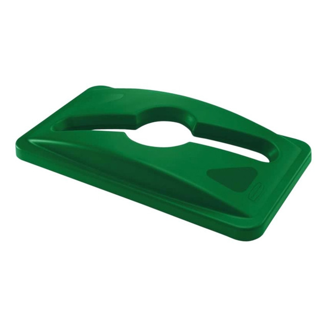 [1788373] Deksel Rubbermaid Slim Jim VT gemengde recycl grn