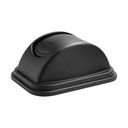 Deksel Rubbermaid groot 39L zwart