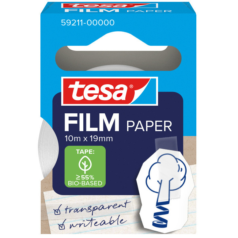 [59211-00000-01] Plakband tesafilm papier 19mmx10m
