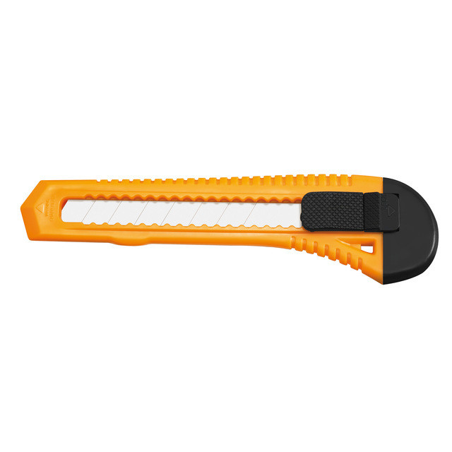 [E-84003 BP] Snijmes Westcott Office 18mm schuifsluiting oranje