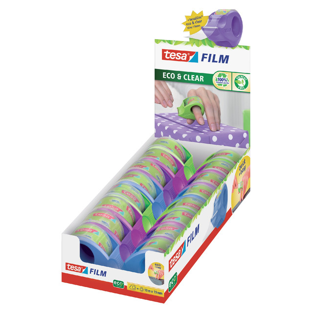 [58248-00000-03] Plakbandhouder tesafilm Mini eco Clear 10m x 19mm