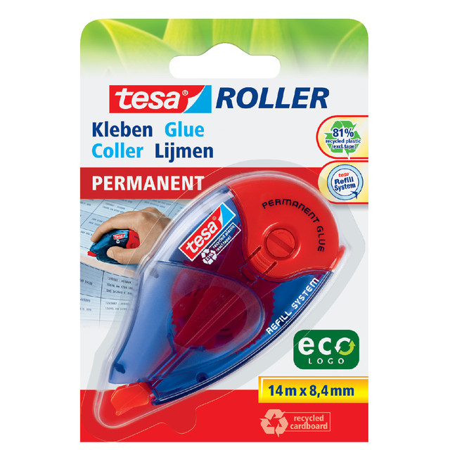 [59151-00002-07] Lijmroller tesa eco permanent navulbaar op blister